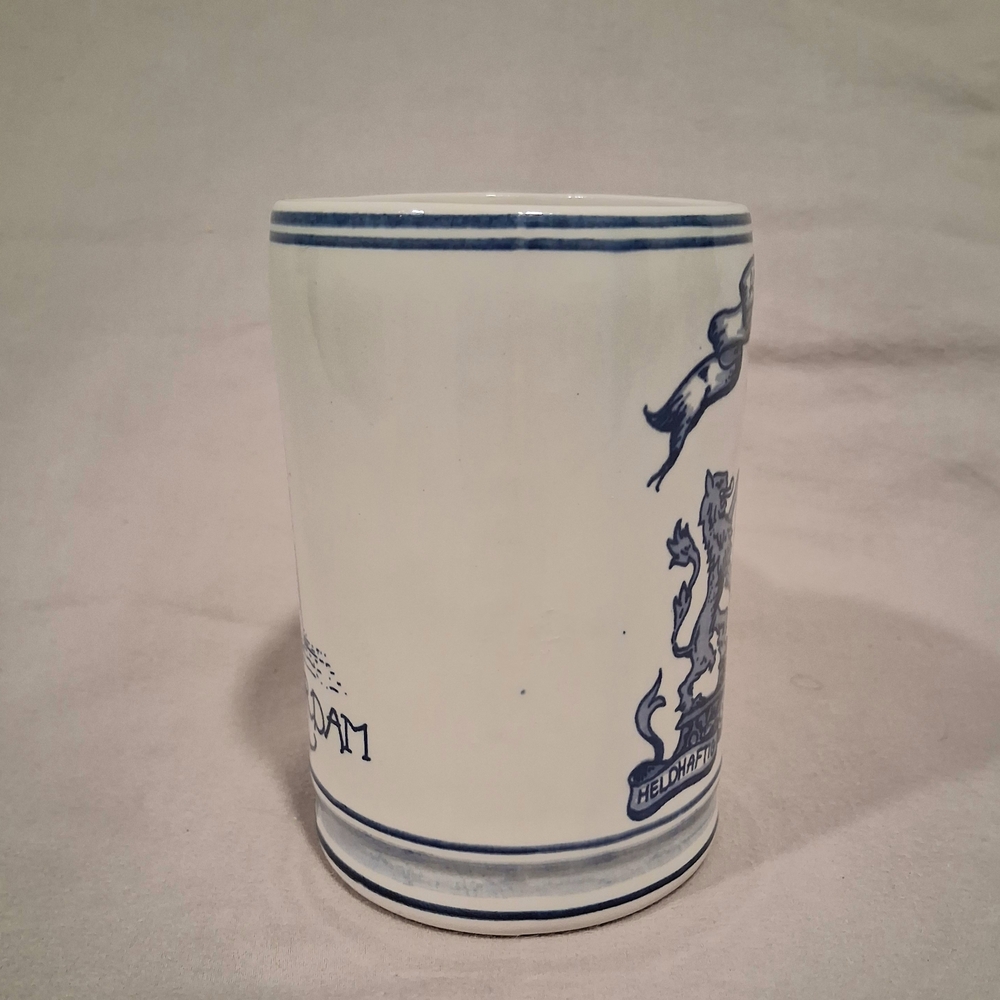 Amsterdam Delft Blue Hand-Painted Mug - Holland - #'443 - Amsterdam Motto - Picture 4 of 8